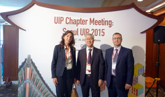 С Донг Ик Кимом Президентом Всемирного Конгресса UIP 2015 Сеул